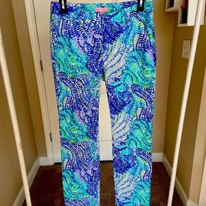 Lilly Pulitzer stretch crop pants sz 2